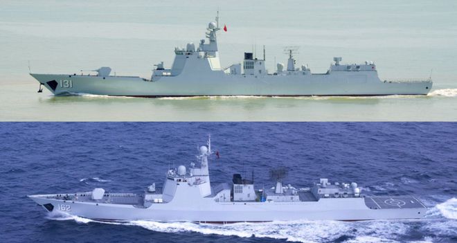 ax版正式亮相中国海军下一代驱逐舰何时亮相？K8凯发央视首次公开！052D型Pro M(图21)